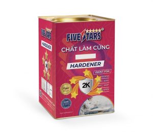 Bao bì chất làm cứng FIVESTARS màu hồng trên trang Cứng PU 2K 502